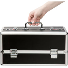 Load image into Gallery viewer, PowerBullet Simple and True - Large Lockable Vibrator Case - Black