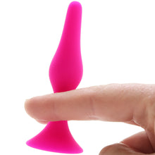 Load image into Gallery viewer, Luxe Beginner Silicone Butt Plug Kit in Pink