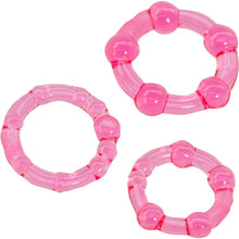 Load image into Gallery viewer, CalExotics Silicone Island Rings - Pink