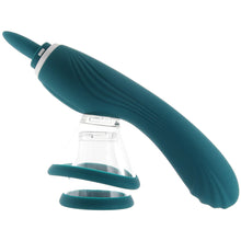 Load image into Gallery viewer, Inya Triple Delight Licking Suction Vibe in Dark Teal
