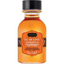Load image into Gallery viewer, Kama Sutra Oil of Love - Kissable Body Oil - Tropical Mango - 22 ml / 0.75oz