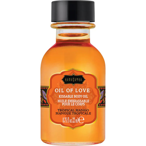 Kama Sutra Oil of Love - Kissable Body Oil - Tropical Mango - 22 ml / 0.75oz
