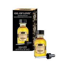 Load image into Gallery viewer, Kama Sutra Oil of Love - Kissable Body Oil - Vanilla - 22 ml / 0.75oz