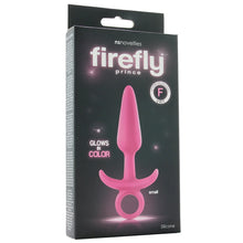 Load image into Gallery viewer, Firefly Small Prince Butt Plug in Glowing Pink