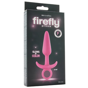 Firefly Small Prince Butt Plug in Glowing Pink