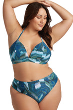 Load image into Gallery viewer, Chalcedony Monet Mid Rise Swim Pant