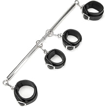 Load image into Gallery viewer, Lux Fetish 4 Cuff Expandable Spreader Bar Set