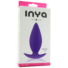 Load image into Gallery viewer, Inya Spade Medium Silicone Butt Plug in Purple