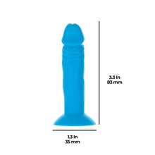 Load image into Gallery viewer, Addiction Silly Willy – 3.3” Silicone Dildo – Multicolour