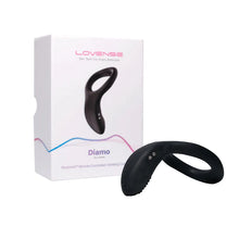 Load image into Gallery viewer, Lovense Diamo – Bluetooth Remote-Controlled Cock Ring – Black