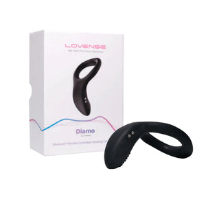 Lovense Diamo – Bluetooth Remote-Controlled Cock Ring – Black