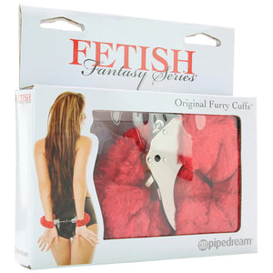 Fetish Fantasy Furry Cuffs in Red