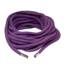 Load image into Gallery viewer, Fetish Fantasy Series 35 Foot Japanese Silk Rope in Purple