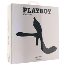 Load image into Gallery viewer, Playboy The 3 Way Vibrating Cock Ring
