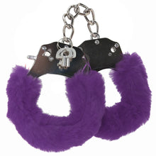 Load image into Gallery viewer, WhipSmart Classic Furry Cuffs in Purple