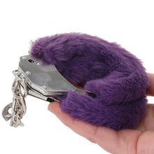 Load image into Gallery viewer, WhipSmart Classic Furry Cuffs in Purple