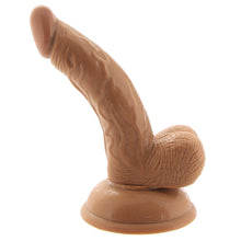 Load image into Gallery viewer, Real Skin Mini Whoppers 5 Inch Curved Dildo in Tan