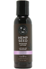 Load image into Gallery viewer, Hemp Seed Massage Lotion 2oz/60ml in Lavender