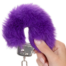 Load image into Gallery viewer, Ultra Fluffy Furry Cuffs in Purple