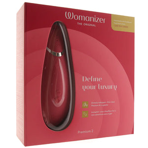 Womanizer Premium 2 Pleasure Air Stimulator in Raspberry