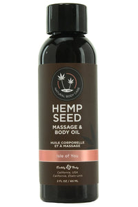 Hemp Seed Massage Oil 2oz/60ml in Isle of You