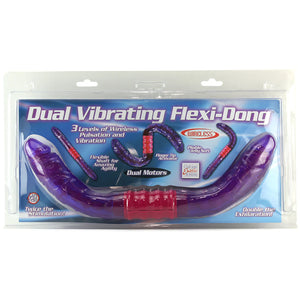 Dual Vibrating Flexi-Dildo