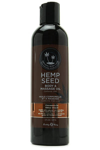 Hemp Seed Massage Oil 8oz/236ml in Dreamsicle