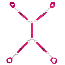 Load image into Gallery viewer, 7 Piece Bed Spreader Restraint System in Hot Pink