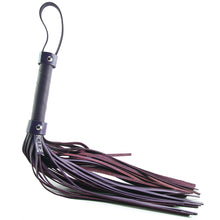 Load image into Gallery viewer, Leather Flogger in Purple