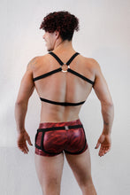 Load image into Gallery viewer, Exotic Peach Black Hollowed Boxer-Black