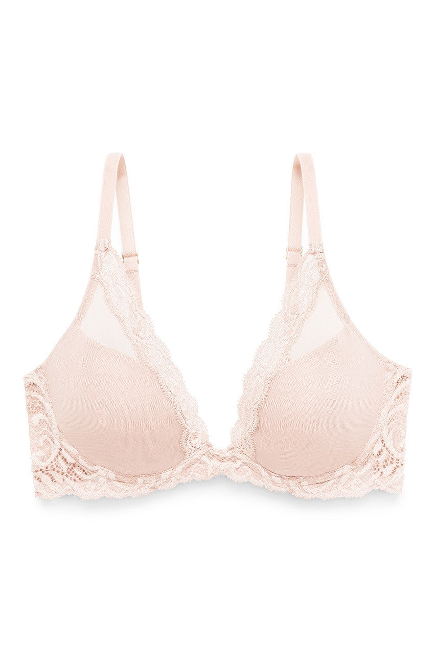 FEATHERS CONTOUR PLUNGE BRA - NATORI