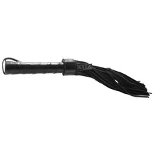Load image into Gallery viewer, Short Suede Flogger in Black